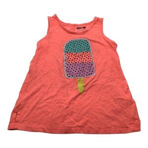 Popsicle Tank Top Girls Sleeveless Multicolor Size M 7/8 Ice Cream Graphic